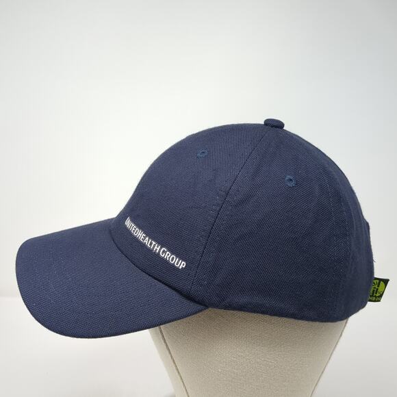 United Health Group Strapback Baseball Cap Blue OS Adjustable Quake City Caps - Picture 3 of 9